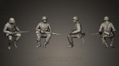 Military figurines (STKW_0051) 3D model for CNC machine